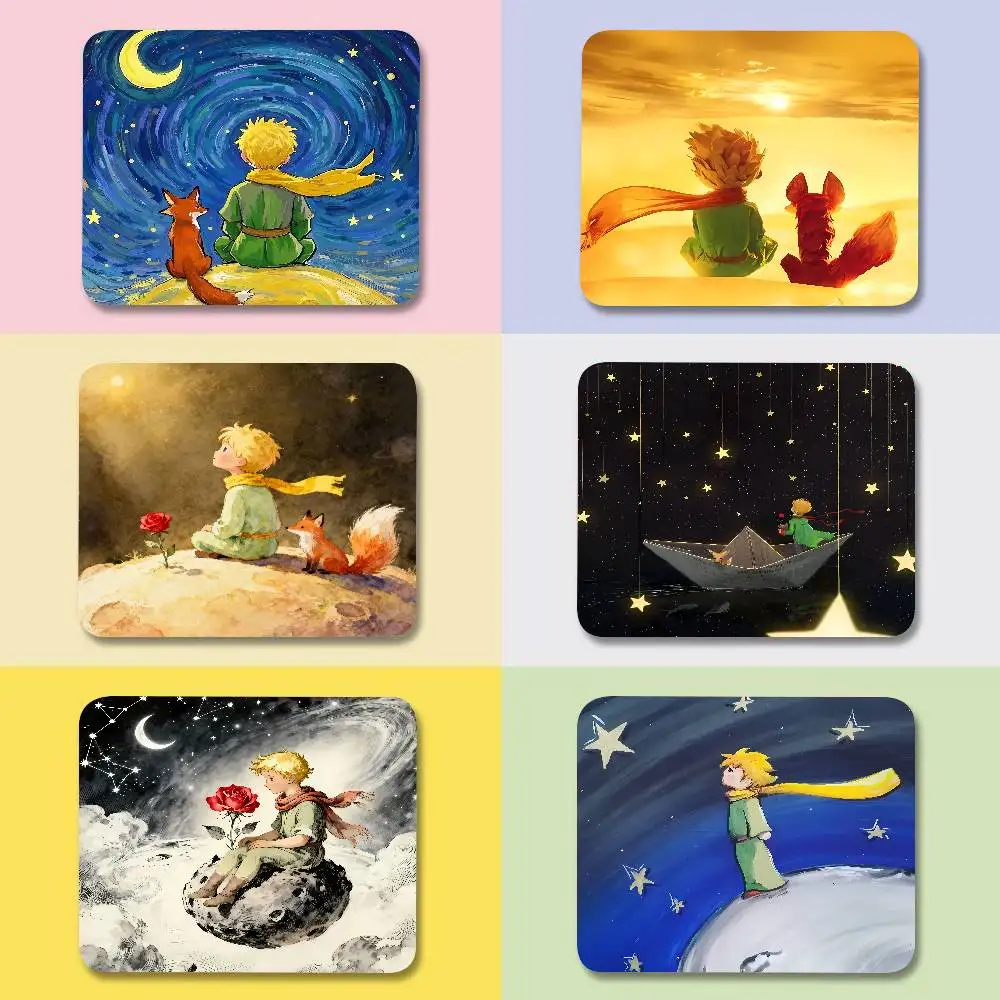 Mouse Pad 25X29 Square Computer Office Game Table Mats Rubber Anti-slip Mousepads Decor Desk Cute Anime The Little P-Prince