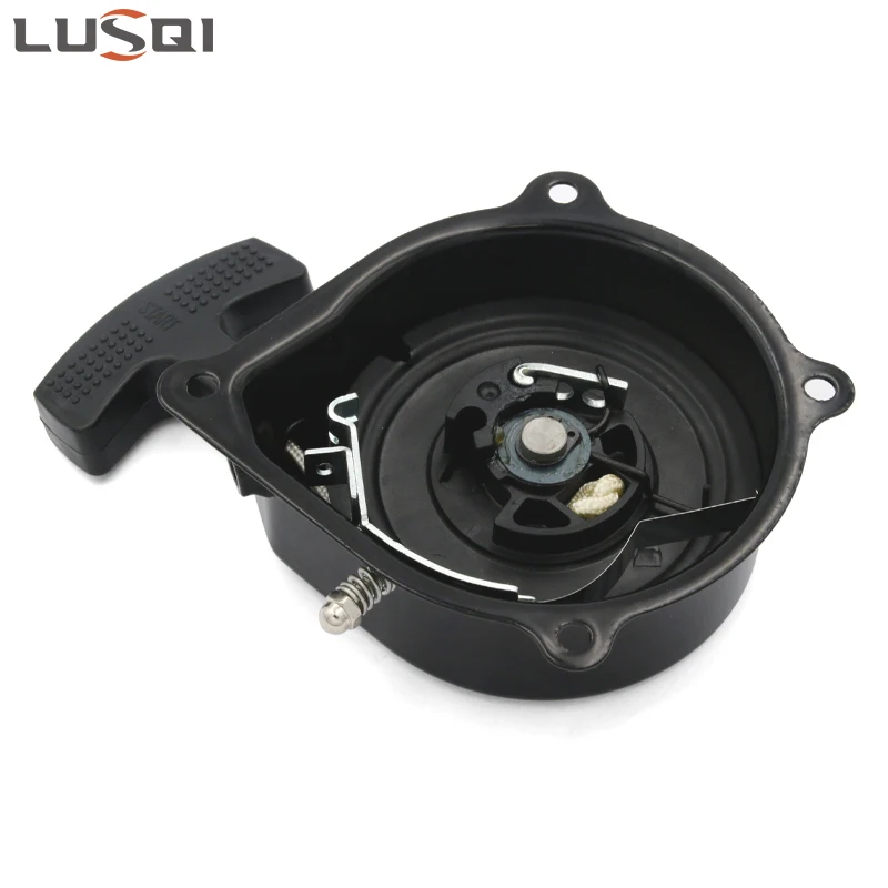 LUSQI Easy Pull Recoil 스타터 가솔린 엔진 적합 Suzuki LT-A50 ALT50 Quadmaster Quad Runne 알루미늄 합금 엔진 시동 장치