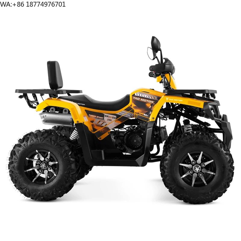 Tao Motor 2025 New Electric Start Chain Drive Automatic Quad Bike 4 Wheeler Adult 200cc ATV