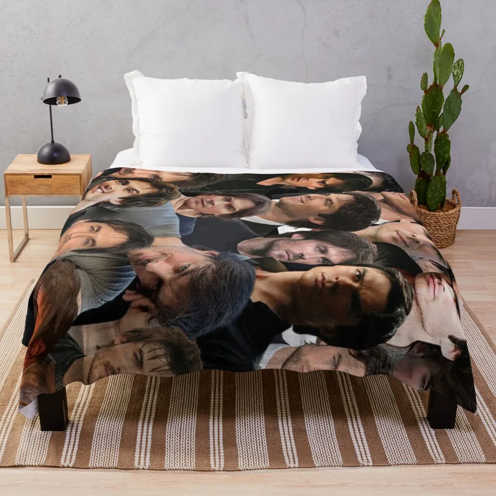 

ian somerhalder photo collage Throw Blanket Multi-Purpose Decorative Beds christmas gifts Blankets