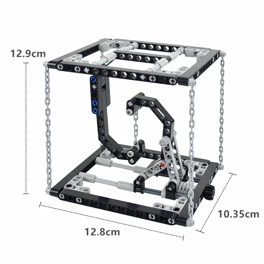 MOC Bricks Set Technical Suspension Tension Balancing Frame Physical Balance Anti-Gravity Model Building Blocks DIY Kid Toys