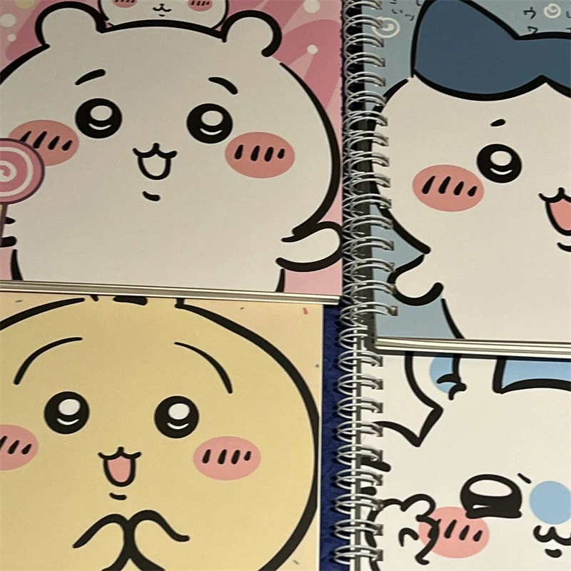 Kawaii Chiikawa A5 Coil Notebook Exercise Book Notepad Diary School Student Stationery Supplies Back To School Kids Gift