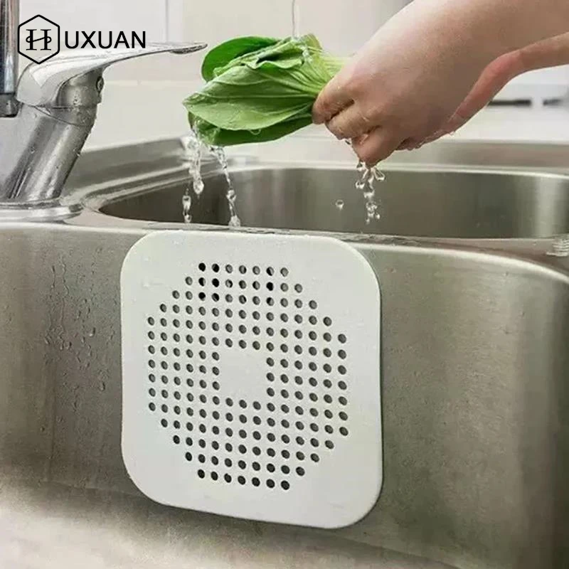 

2 шт. силиконовая сливная пробка для душа, пробка для улавливания волос, сито для кухонной раковины, канализационная ванная комната, пол, ванна, фильтр для воды