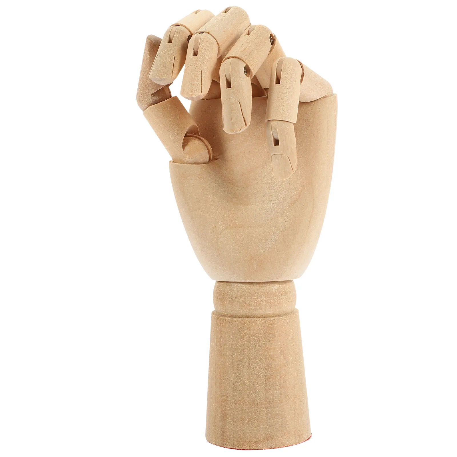 

Wooden Sketch Hand Mannequin Fully Movable Joint Puppet Hand Art Ornament for Drawing Artists Studio Office Decoration
