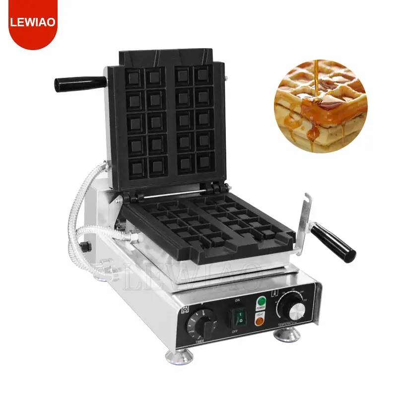 전기 110v 220v 와플 메이커 상업용 와플 기계 스퀘어 머핀 스틱 와플 만드는 기계 비 스틱