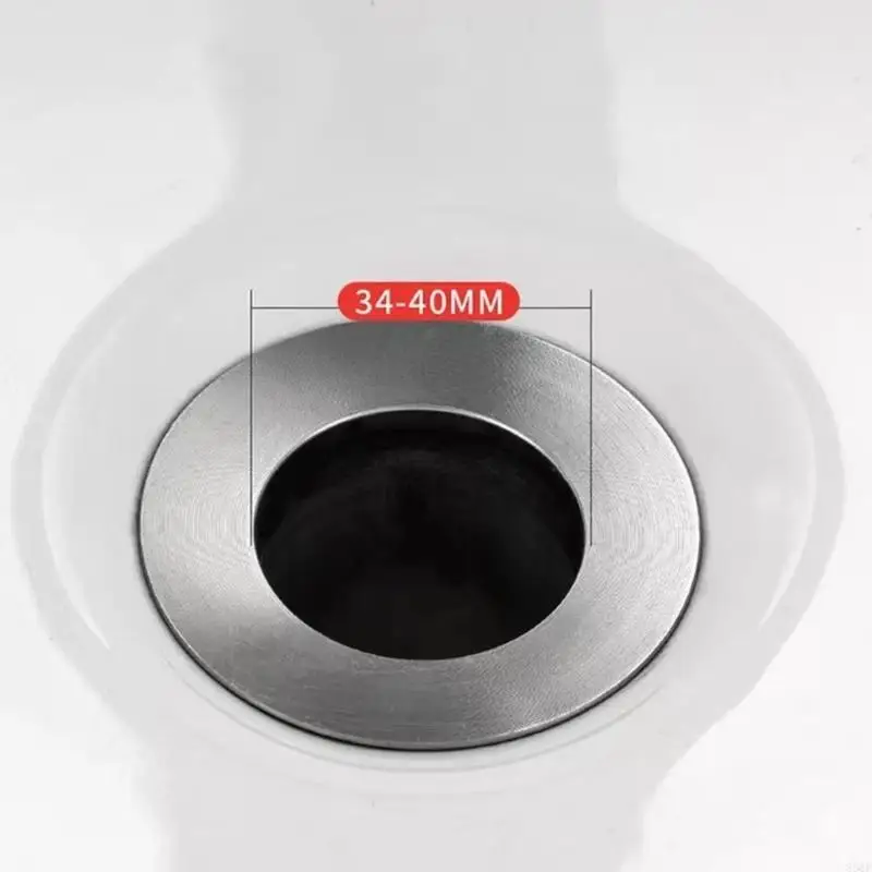 831F Detachable Bathtub Drain Stopper Bathroom Shower Sink Drain Plug Push-type Bounce Cores Drain Filter Bounce Cores