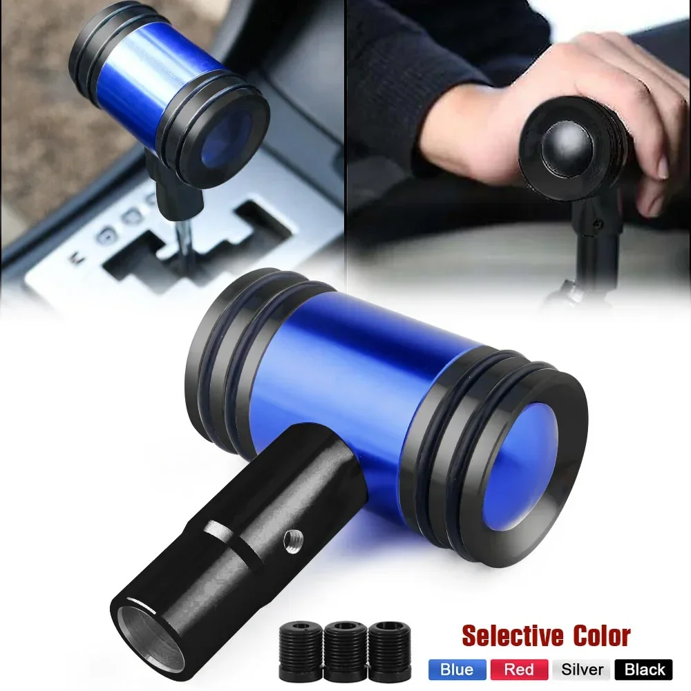 Universal T‑Shape Aircraft Control Lever Gear Shift Head Metal Manual Transmission Racing Gear Head Car Modification Accessories
