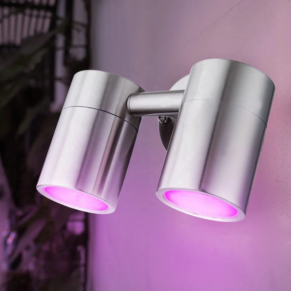 10W Remote Control RGBW Wall Light IP65 Waterproof Wall Sconce Indoor Outdoor Lighting Colorful Wall Lamp Led Ambient Light