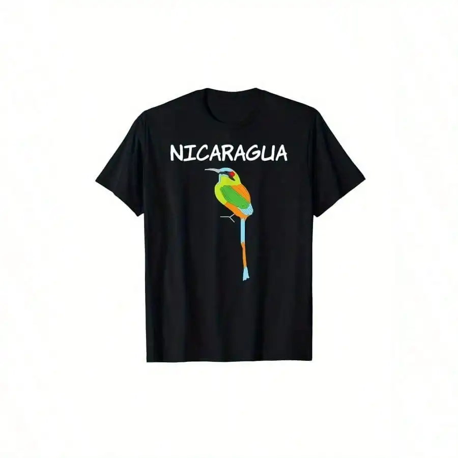 

Футболки с графическим принтом Guardabarranco из Никарагуа, Центральная Америка, подарки для мужчин и женщин, повседневные хлопковые футболки, всесезонные.