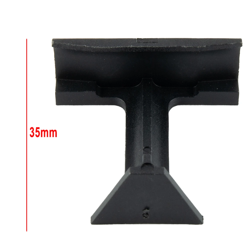 Solar Water Drainage Clips 10pcs 35mm Black PA66 Increase Power Generation To Improve Solar Panel Life Home & Garden