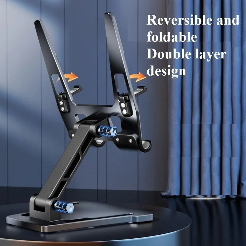 New Lazy Aluminum Alloy Live Desktop Folding FZ01 Tablet Mobile Phone Support Bracket Holder