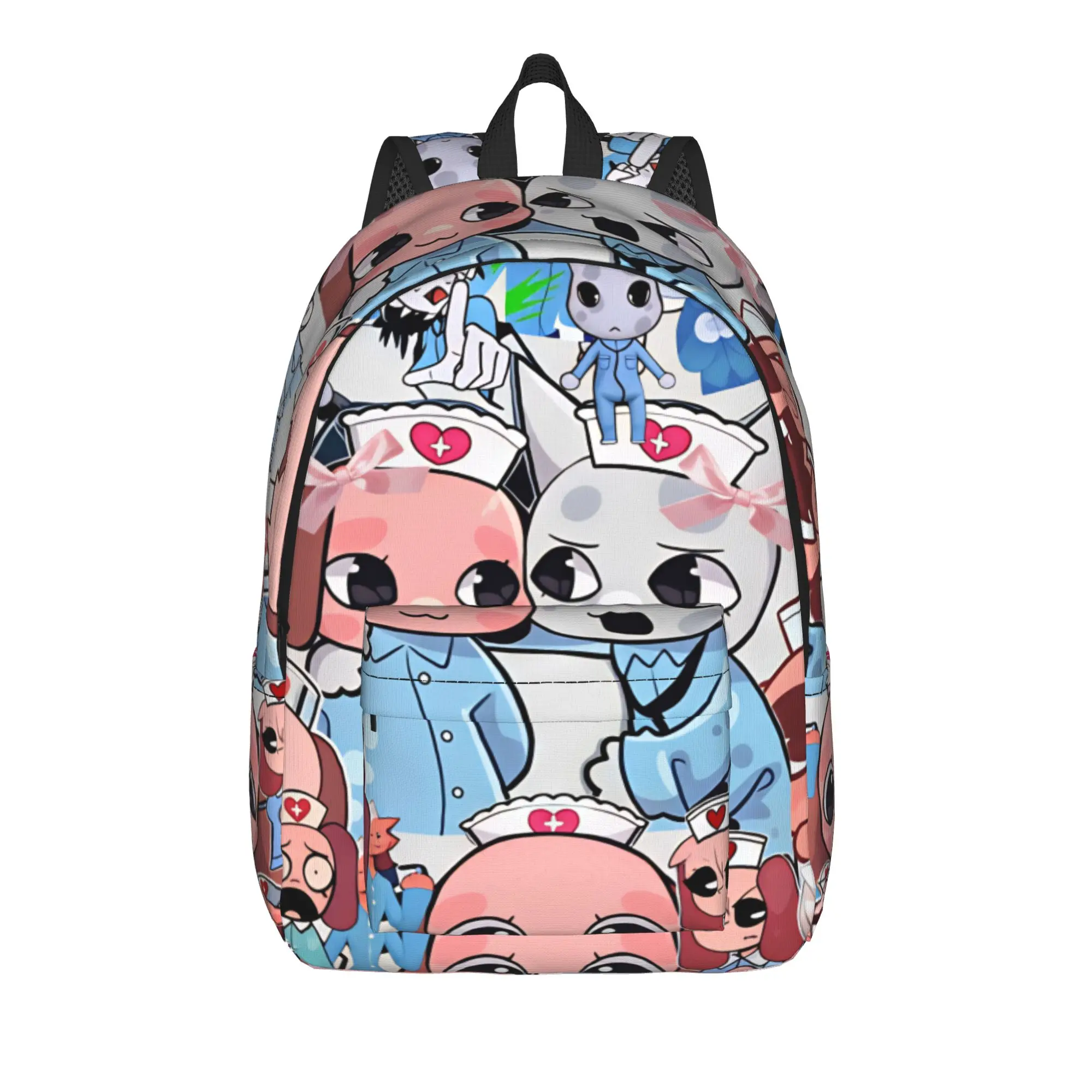 Animal Hospital Anomaly Backpack  College Backpacks Student Unisex Kawaii School Bags Colorful Big Rucksack