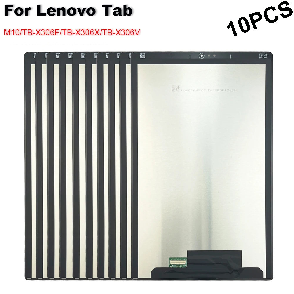 

10PCS LCD Display For Lenovo Tab M10 HD 2nd Gen TB-X306F TB-X306X TB-X306 10.1'' LCD +Touch Screen Digitizer Glass Assembly