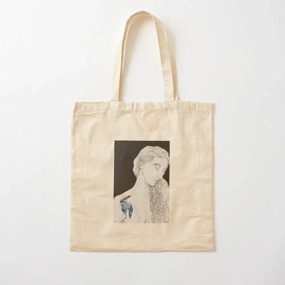 

Eastern Blue Jay Design Tote Bag Gift bags canvas tote Bag