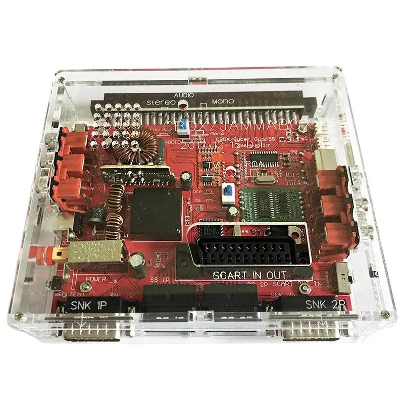 Supergun JAMMA CBOX Converter Board to Saturn DB15P Joypad Saturn Gamepad With SCART Output For Any JAMMA PCB Pandora IGS Board