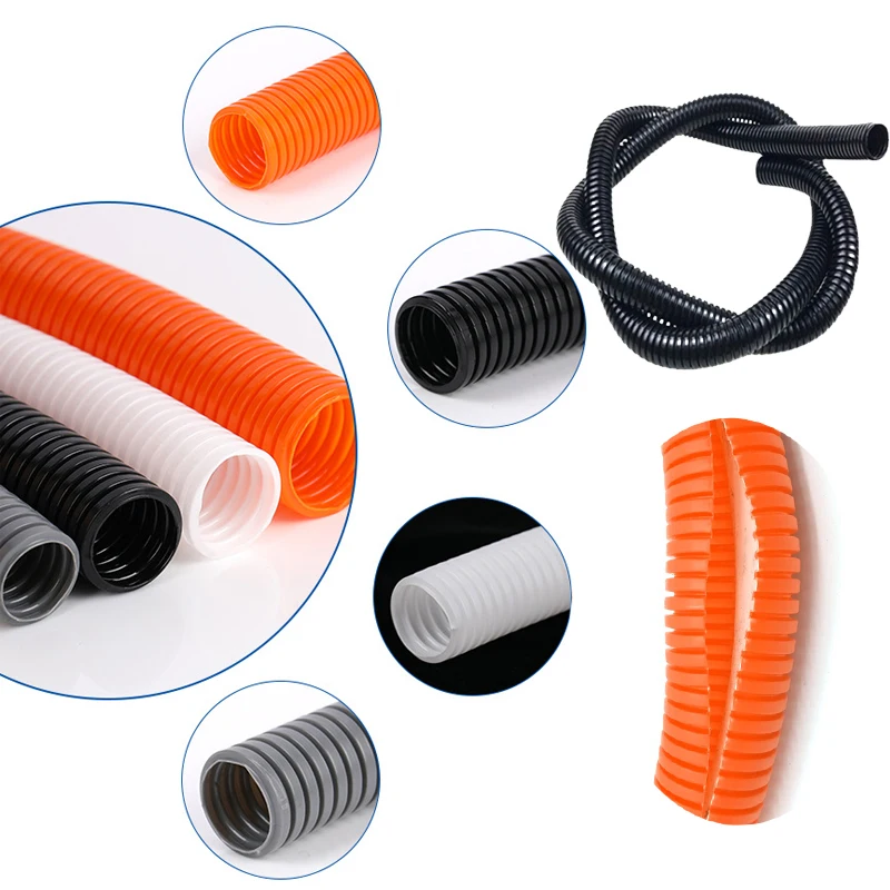 3M PP Isolierter Wellrohrschlauch Kunststoff-Wellrohrleitung Schutzschlauch Nylon-Kabelschutz Kabelummantelung – Detail 2
