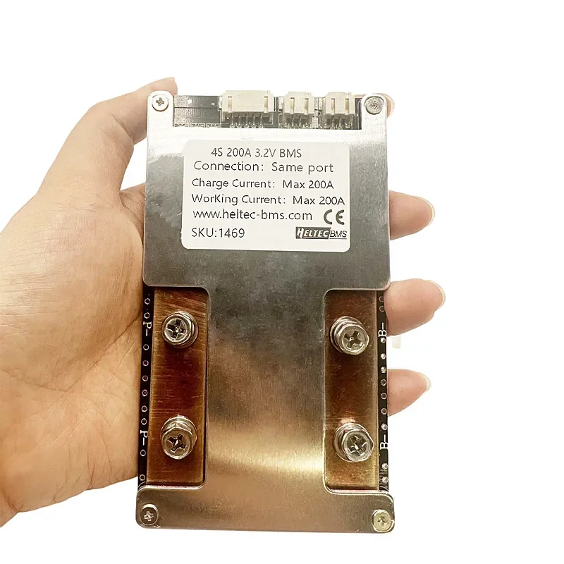 Heltecbms 밸런스 18650 배터리 보호 보드, LiFePo4 Ups 인버터, 오토바이, 3S, 12V, BMS, 12.6V, 16.8V, 4S, 200A