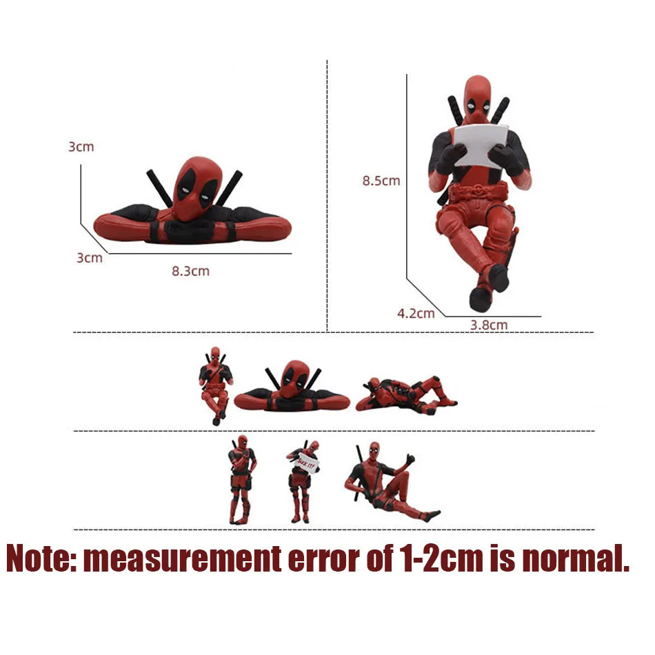 Deadpool & Wolverine FIGURE Deadpool 3 FIGURE สุดน่ารักหุ่นหนังตุ๊กตาของเล่นตุ๊กตาตกแต่งสำหรับ kado ulang tahun เด็ก