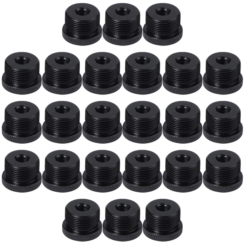 

30 Pcs Microphones Adapter Thread Adapters Camera Black Replacement Stand Tripod
