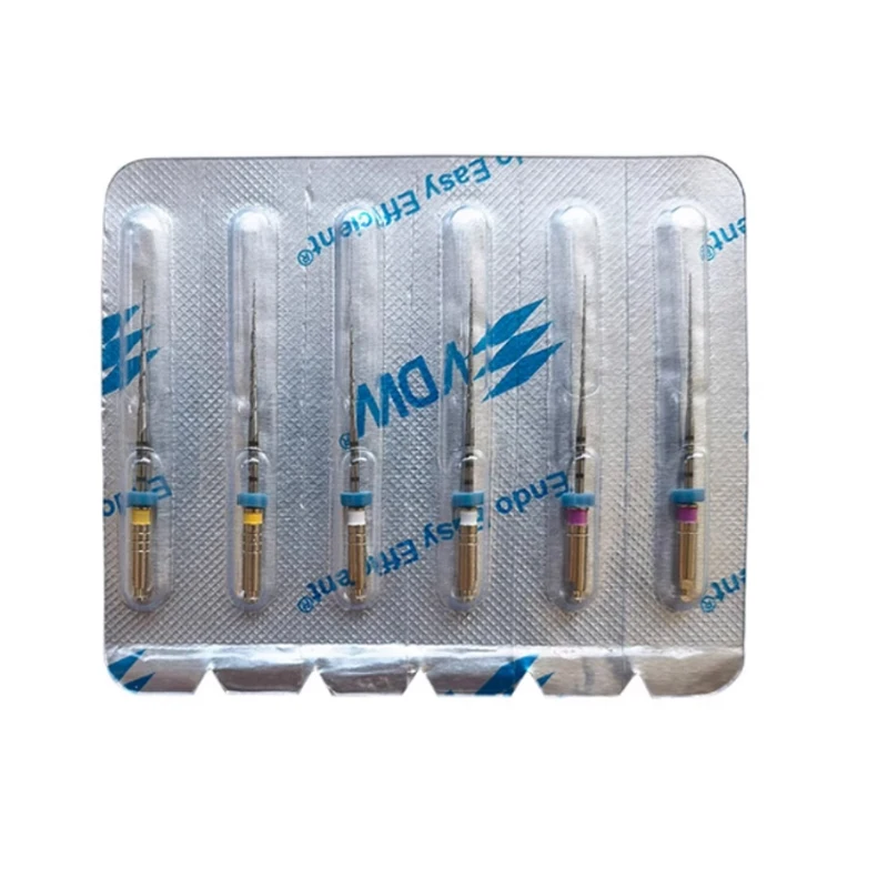6 pièces/1 pièce Instrument dentaire M fichiers Endo rotatifs fichiers endodontiques 25mm dentaire Endo moteur fichiers Instrument m-deux dentisterie