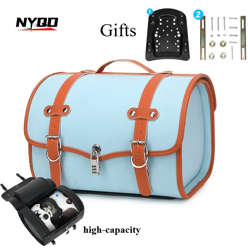 

Motorcycle Rear Seat Bag Motorbike Cycling Travel Rear Luggage Helmets Storage Backpack Tail Bag Outdoor Sports Tool Carry