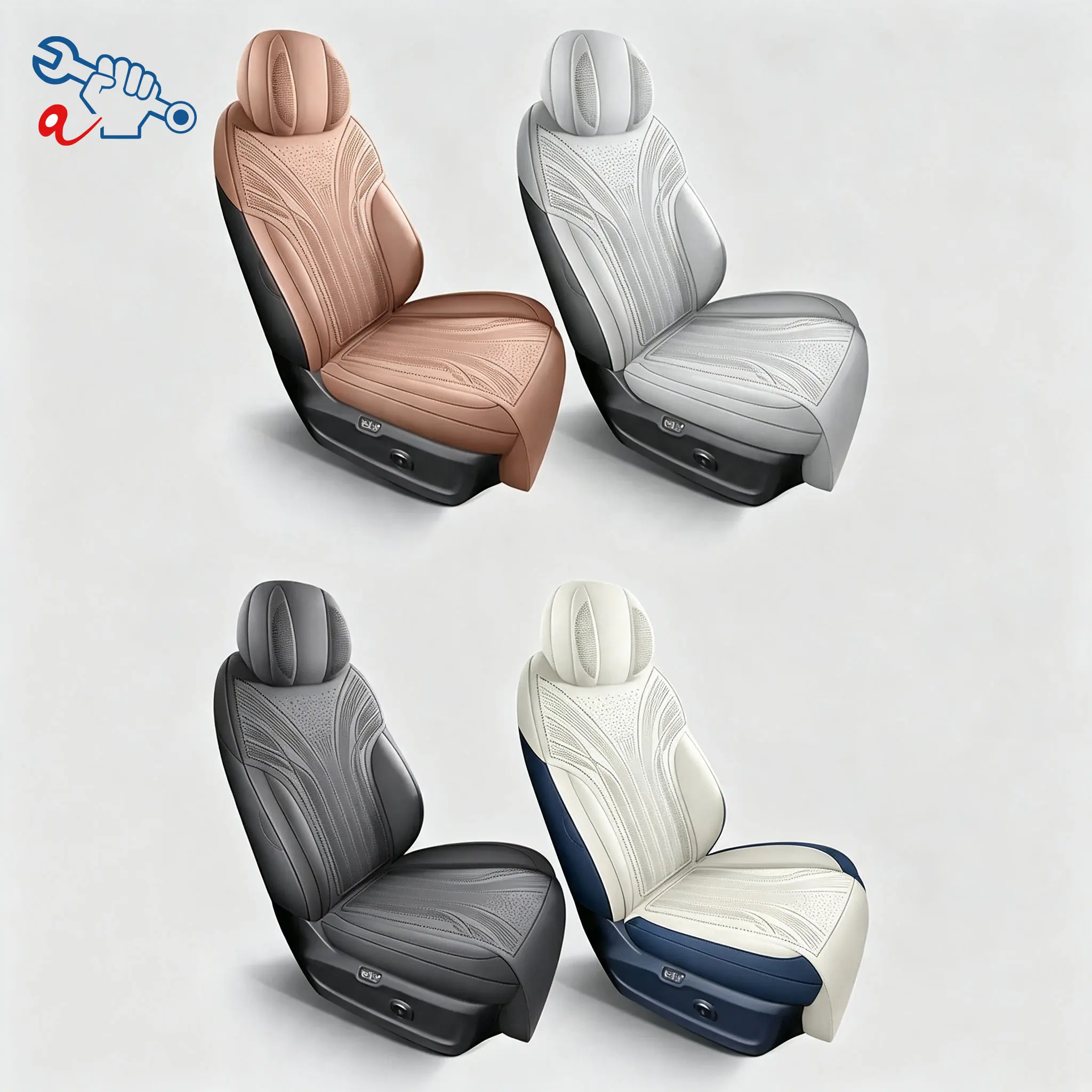 Left-Drive Car Seat Cover For Chery Tiggo 9 9X 2025-2026 Custom Fit Seat Cover Full Surrounded Seat Protection Cushion Auto