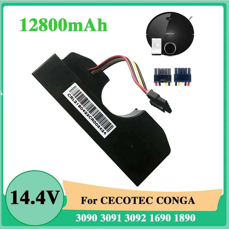بطارية Conga 3090 cecotec استبدال ل CONGA 3091 3092 1690 1890 جهاز آلي لتنظيف الأتربة اكسسوارات قطع الغيار