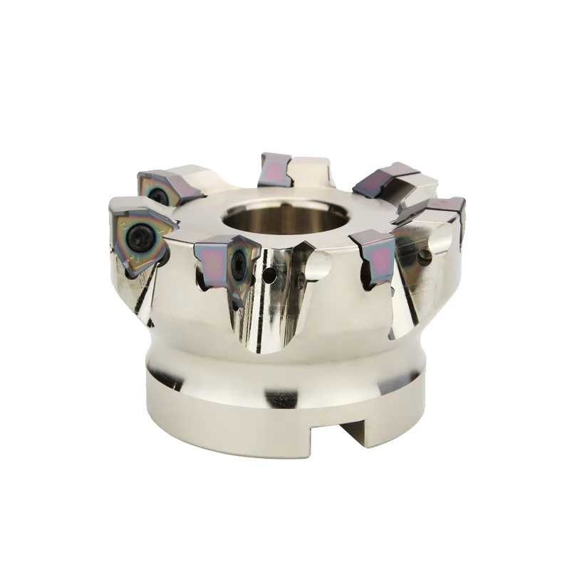 MEE190 90 degree fast feed milling cutter disc installation XNEX080608 double-sided six blade square shoulder flying cutter disc