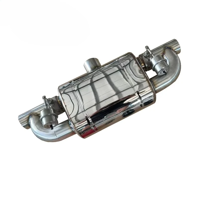 63mm/76mm Dual Valve Exhaust Muffler with Remote Controller - 304SS  Sound System for Car Upgrade