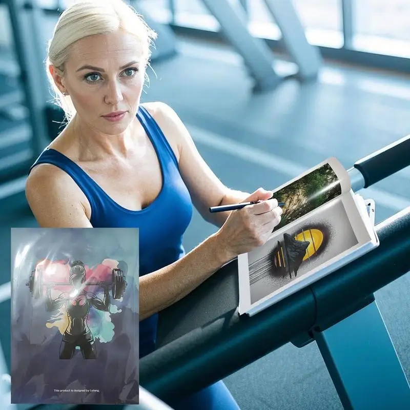 Planificador de ejercicios para hombres, planificador semanal de ejercicios, rastreador de entrenamiento de gimnasia, libro de ejercicios diario, Plan de bienestar, grabación de calendario