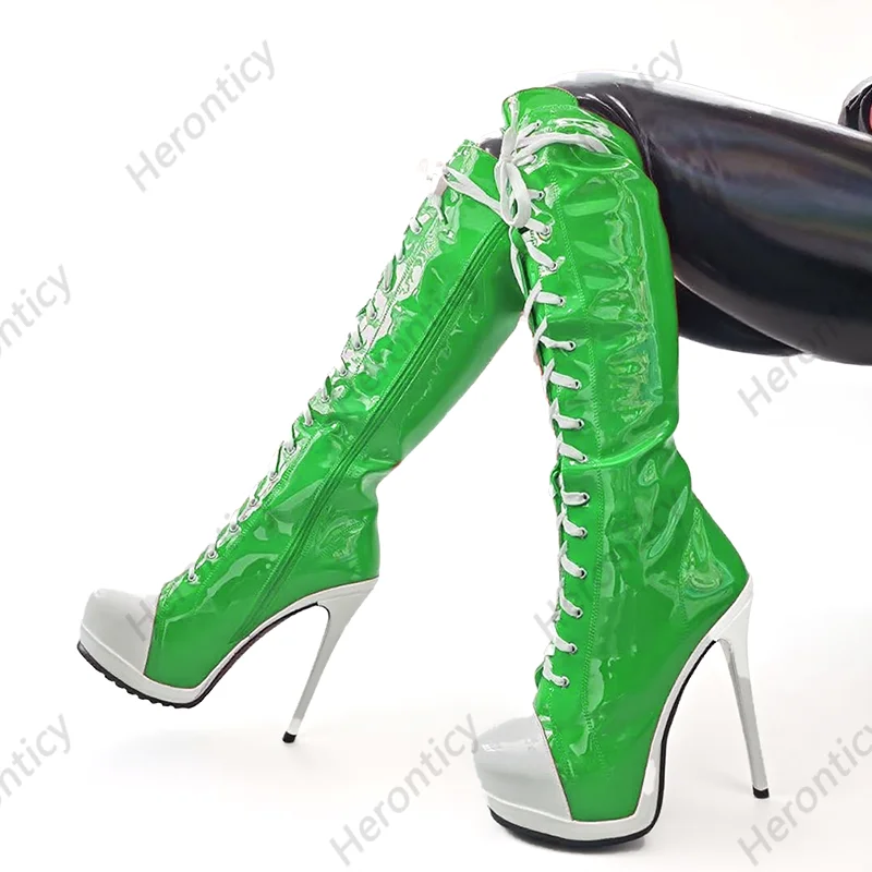 Heronticy-Botas hasta la rodil - Zip Up Boots Short reseña y precio