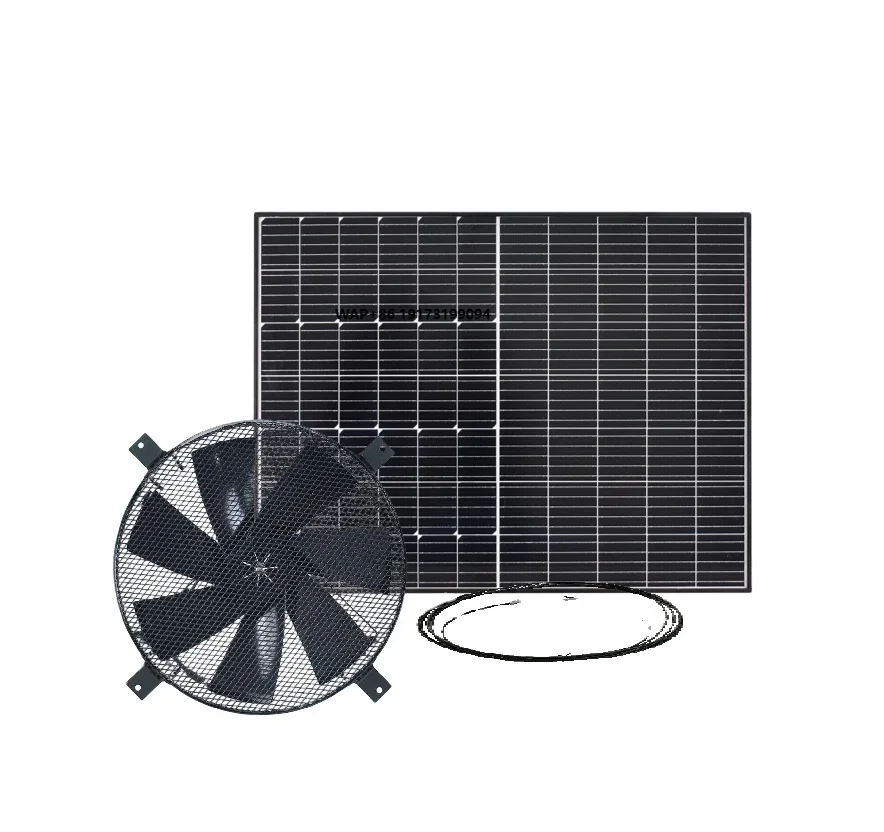 

Солнечный настенный вентилятор с интеллектуальным управлением, вытяжной вентилятор для дома/промышленности/сельского хозяйства, водонепроницаемый двигатель высшего класса