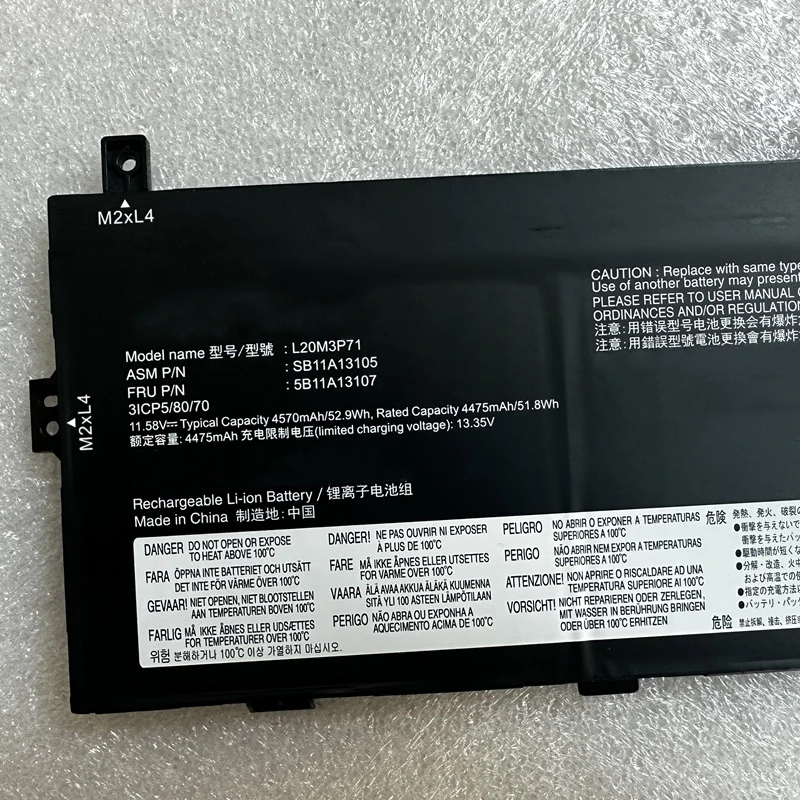 L20M3P71 Laptop Battery For Lenovo ThinkPad X13 YOGA GEN 2,Gen3