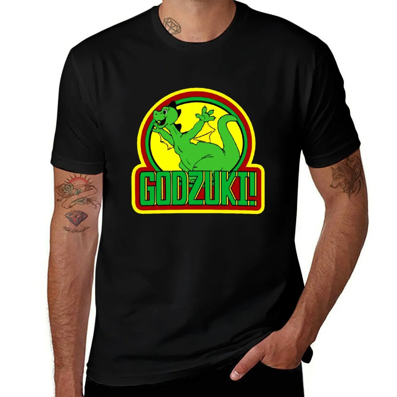 Godzilla Godzuki T-Shirt custom t-shirts anime clothes anime figures mens champion t shirts