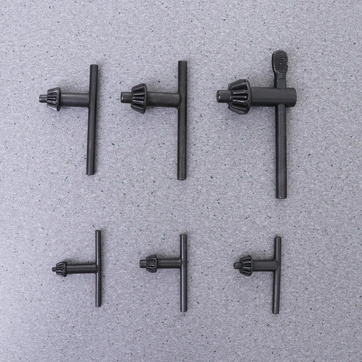 6Pcs Drill Chuck Key Set Hand Drill Key Universal Chuck Wrench for Power Drills Flexible Shaft Grinder Use Repair Tool