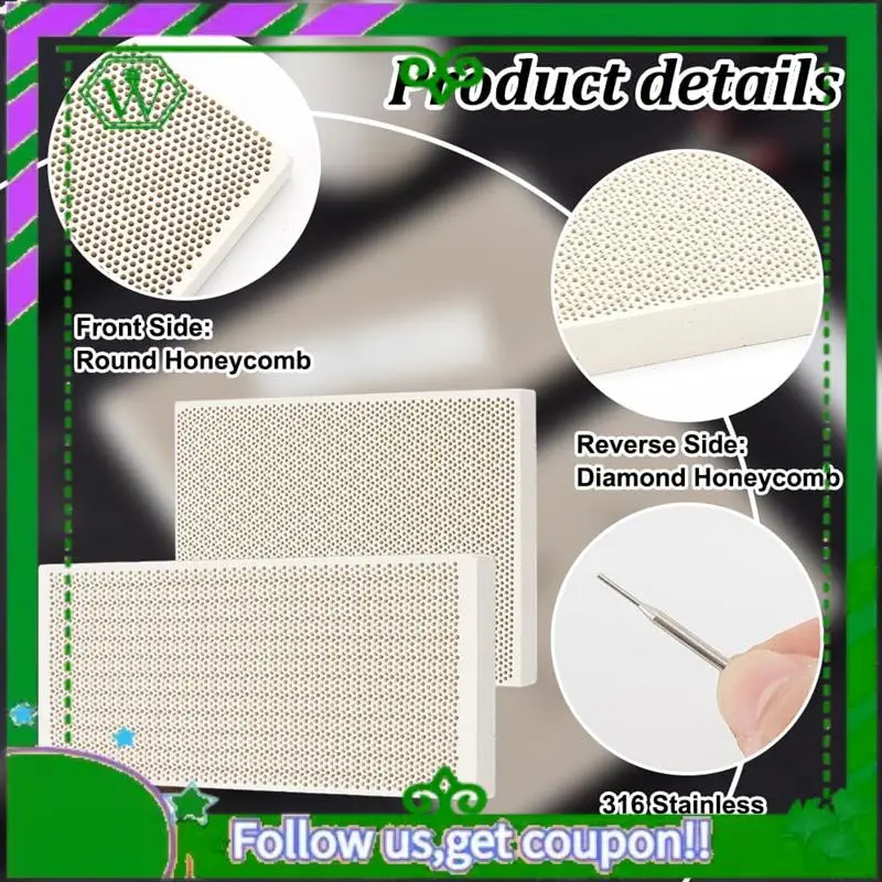 Reliable- Welding Plate Rectangular Welding Honeycomb Panel Jewelry Making Tool Set Jewelry Welding