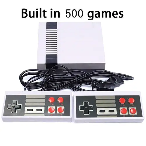 Imagen 2 del producto Mini consola de juegos de TV 500, consola de vídeo portátil para consolas de juegos NES, portátil con caja de venta al por menor