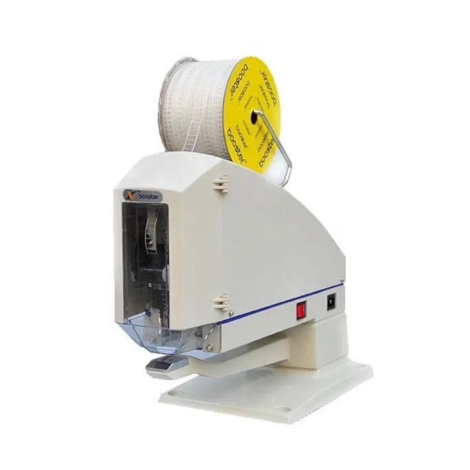 

2025 hot sale Staple Roll Tagging Machine Jean Label Fixing Attacher Jeanswear Whiskering Effect Making Tool Attacher