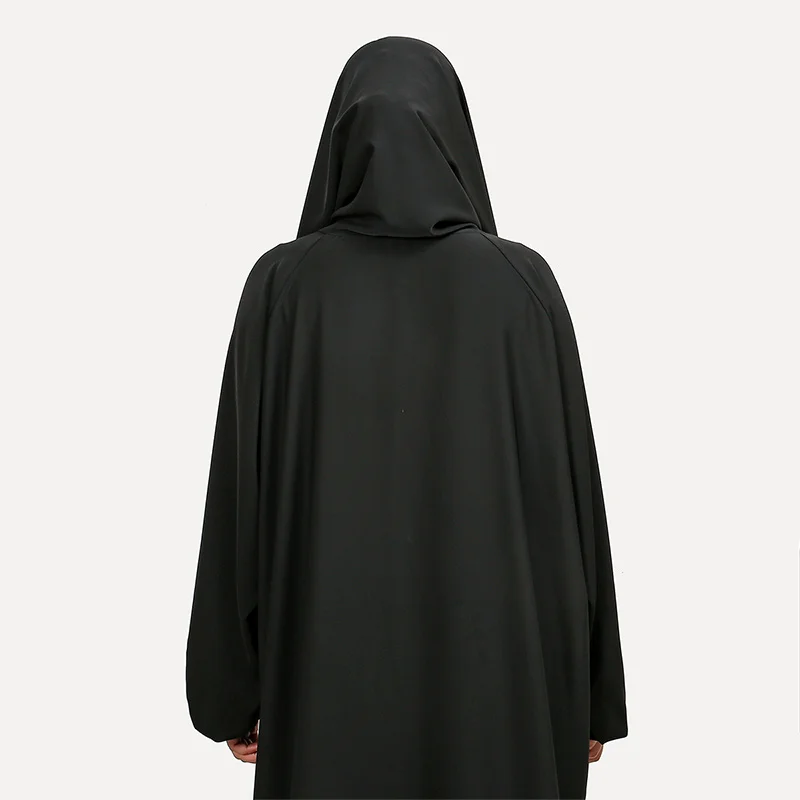 Donne musulmane Robe Hijab sciarpa protezione solare esterna abito islamico tinta unita abito lungo popolare 2024 abbigliamento casual islamico