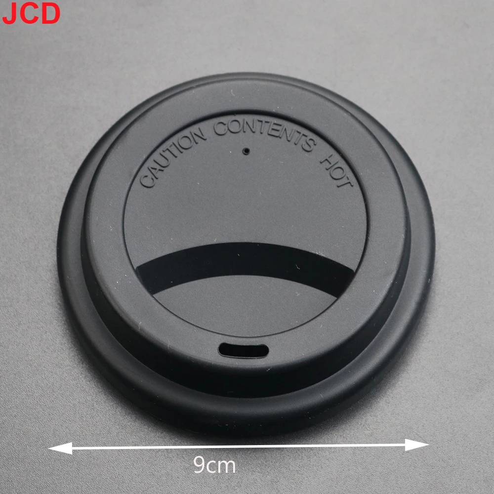 1pcs 9cm Universal Reusable Silicone Cup Lids Fresh Cover Silicone Insulation Anti-Dust Cup Cover Coffee Mug Lids Cup Sleeve