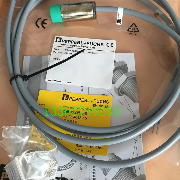 NBN8-18GM40-ZO NBN8-18GM50-ZO P + F Novo sensor de indutância de interruptor de proximidade de alta qualidade