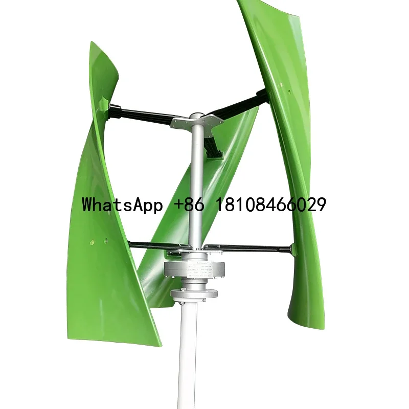 

Three Phase 220V 380V Alternative Energy Wind Generator 5kw Vertical Axis Wind Turbine