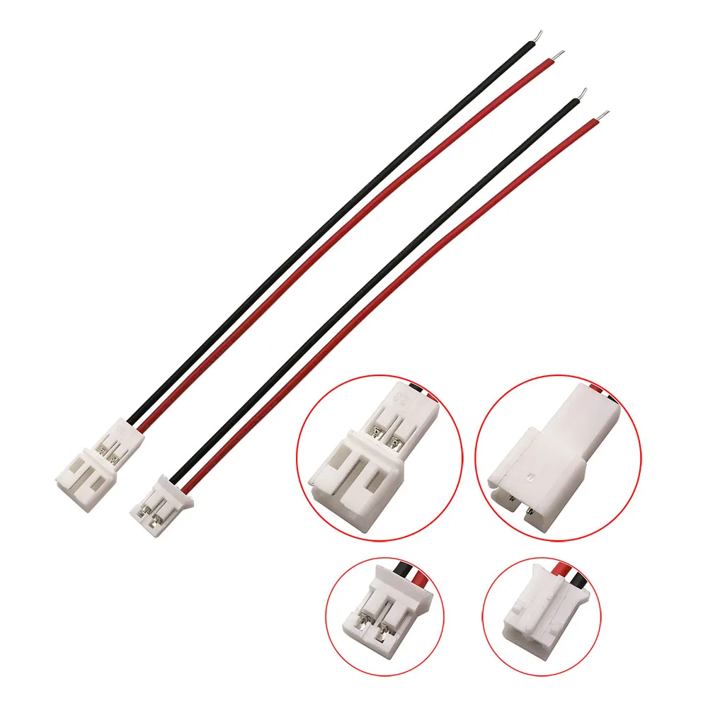 10Pcs JST PH 2.0mm 2 Pin Male & Female Socket Wire Connector Pitch