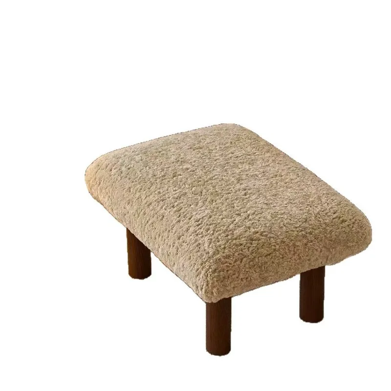 

Nordic single sofa chair, lamb wool living room balcony, home leisure chair, lazy sofa chair