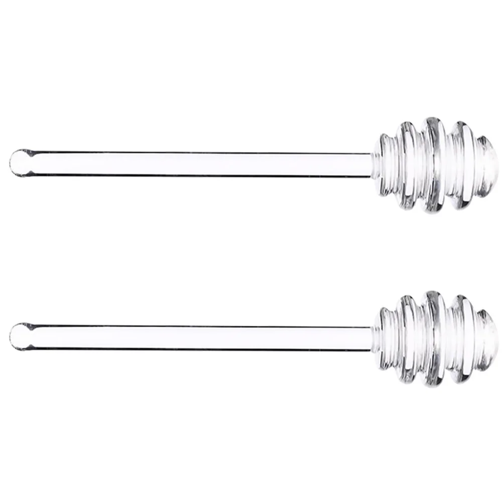 

2 Pcs Coffee Mixing Stick Syrup Stirrer Honey Stirring for Server Dippers Sticks