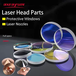 Axrayser Laser Protective Windows Lenses & Nozzles All Types Laser Head Parts for Fiber Cutting Raytools Precitec WSX Bodor 37x7