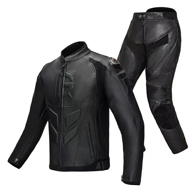 

Теплый гоночный костюм-куртка Knight из ветрозащитной мотоциклетной кожи для мужчин и женщин, дышащий, водонепроницаемый, повседневная уличная одежда