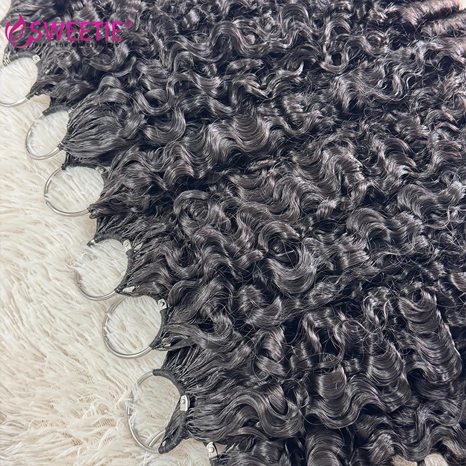 12A Burmesische Locken-Häkelhaarverlängerung, 100 % Echthaar, für schwarze Frauen, 60–300 g, Häkelhaar-Bündel. – Detail 5