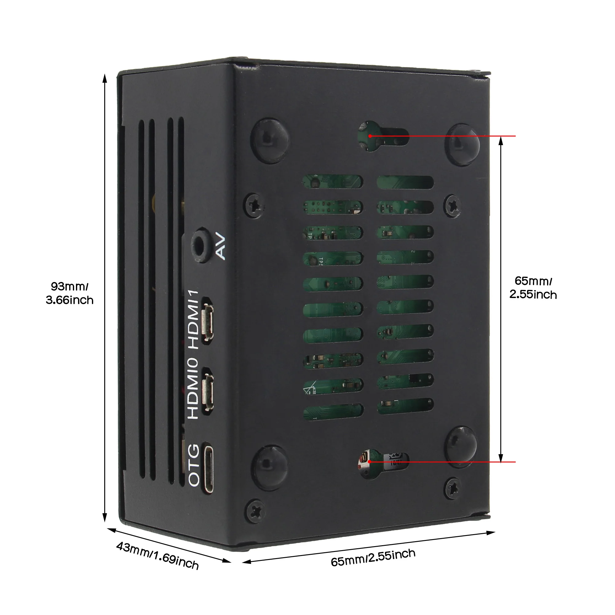 Nouvelle PiKVM-A3 pour Raspberry Pi Open-source KVM Over IP, Compatible avec PiKVM OS V3 HAT ATX HDMI CSI