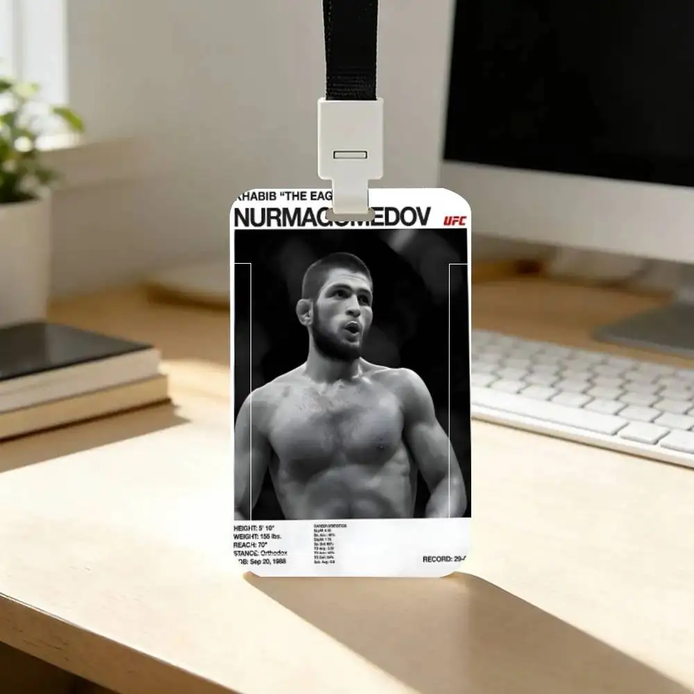 U-Ultimate Fighting Championship UFC Card Holder Neck Strap Pendant Door Badge Holder Lanyards Keychain Work Credential Case - view 6